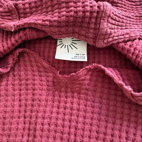 Offline Waffle Knit Hooded Long Sleeve - Picture 2 of 2